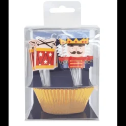 24 Caissettes Cupcakes + 24 Cake Toppers Casse Noisette Scrapcooking