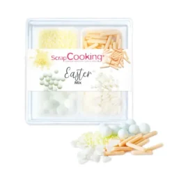 4 Décors en Sucre Pâques Mix 59 g ScrapCooking