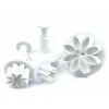 4 Emporte-Pièces Fleur à Poussoir Scrapcooking