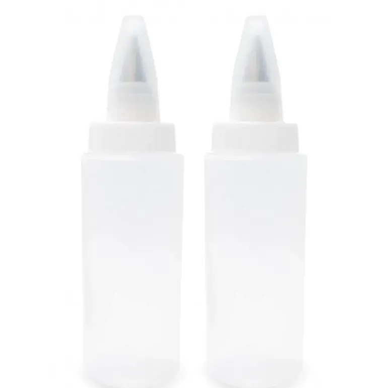 2 flacons verseurs souples + 2 douilles à glaçage ScrapCooking