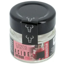 Acide Tartrique E334 20g Patisdecor