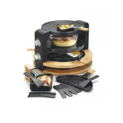 Appareil à Raclette Multifonction, Grill & Crêpière KitchenChef