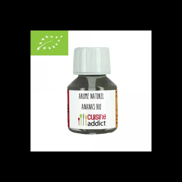 Arôme Alimentaire Bio Ananas 58 ml Cuisineaddict