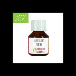 Arôme Alimentaire Bio Pêche 58 ml Cuisineaddict