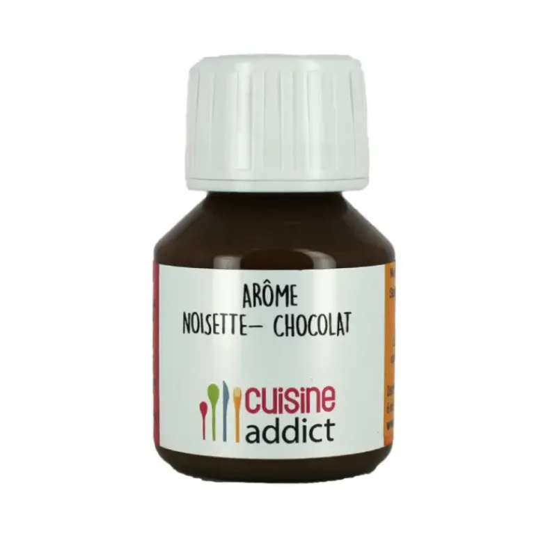 Arôme Alimentaire Chocolat Noisette 58 ml Cuisineaddict