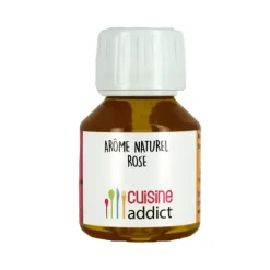 Arôme Alimentaire Naturel de Rose 58 ml Cuisineaddict