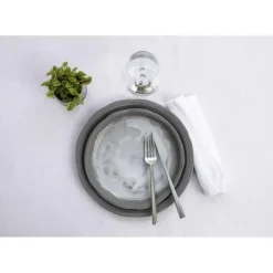 Assiette en Céramique Blanc Arctique 23,5 cm No.W Revol