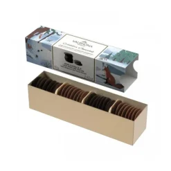 Assortiment Palets Chocolat Noir Guanaja et Lait Praliné Pécan 80 g Valrhona