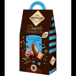 Assortiment Œufs Chocolat au Lait Double Sensation 155 g Révillon