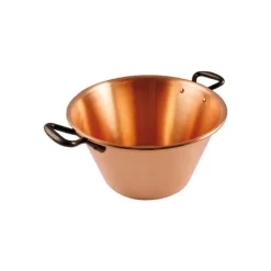 Bassine à confiture et à gelée en cuivre