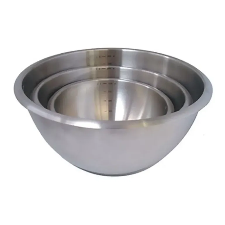 Bassine Demi-Sphérique Inox et Fond Silicone Ø 24 cm De Buyer
