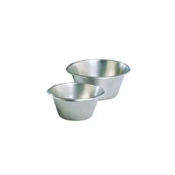 Bassine Pâtissière Ø 40 cm fond plat inox