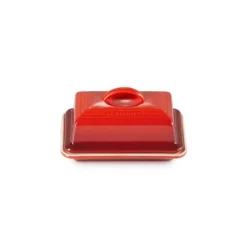 Beurrier Céramique avec Couvercle Cerise Le Creuset