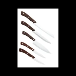 Bloc à Couteaux Tressé + 5 Couteaux Lebrun