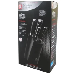 Bloc Couteau Pro On-Line 5 Couteaux de Cuisine V Sabatier Richardson Sheffield