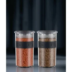 Bocal Plastique 250 ml avec Couvercle (x4) PRESSO Bodum