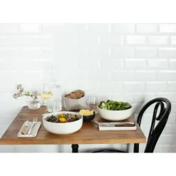 Bol à Salade en Porcelaine Noir 1,5 L Adélie Revol