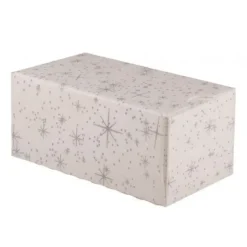 Boîte à Bûche Isotherme 40x11cm Étoiles (x25)