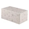 Boîte à Bûche Isotherme 20x11cm Étoiles (x25)