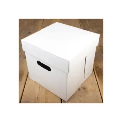 Boîte à Gâteau Carré 25.5x25.5cm H.25cm (x1) Funcakes