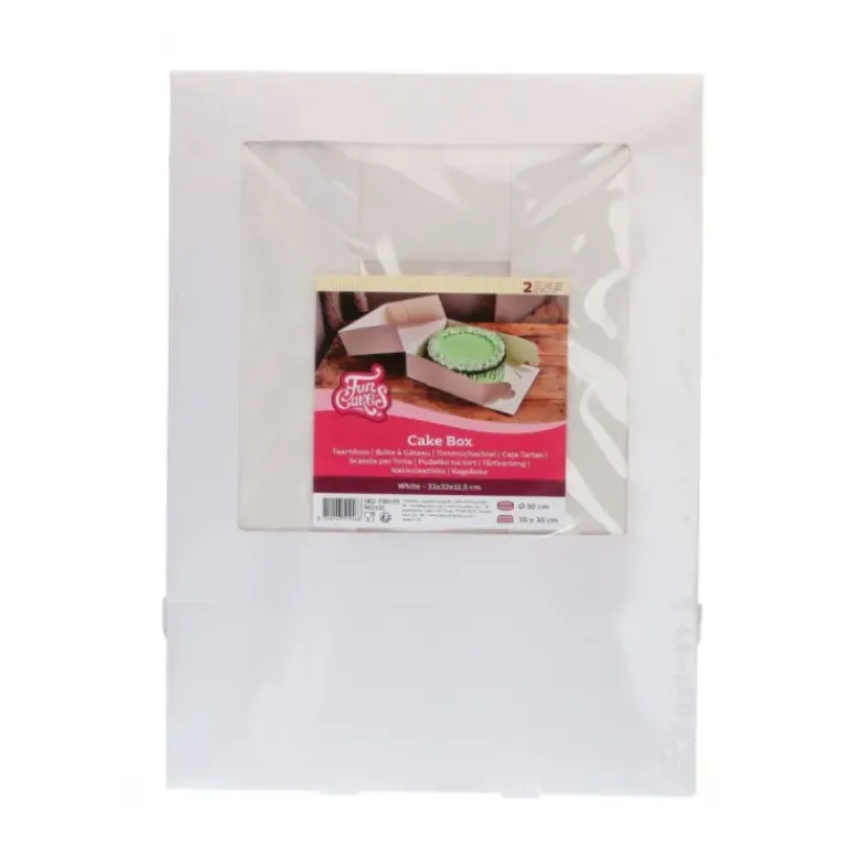 Boîte à Gâteau 32x32x11.5 cm (x2)