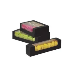 Boîte 8 Macarons avec Fenêtre 23 cm