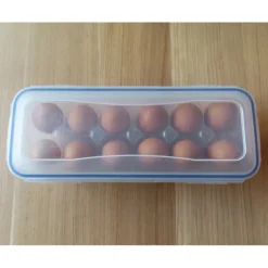 Boîte 12 Œufs Plastique 32 x 13 cm x H 7,5 cm Lock and Lock