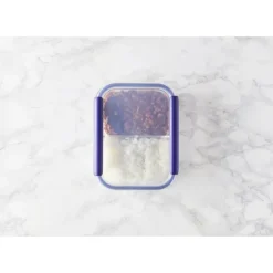 Boîte de Conservation Connectée avec Compartiments 1,45 L Bleu Stor'eat Mastrad