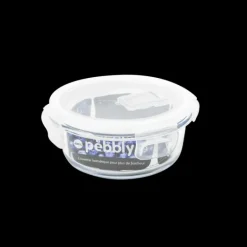 Boîte de Conservation en Verre Rond 400 ml Pebbly