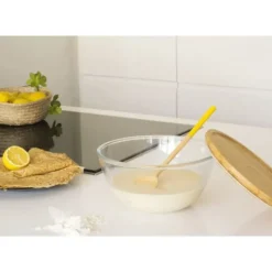 Boîte de Conservation en Verre et Bambou Rond 2,6 L Pebbly