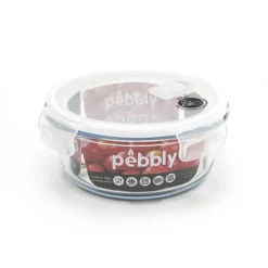 Boîte de Conservation en Verre Rond 950 ml Pebbly