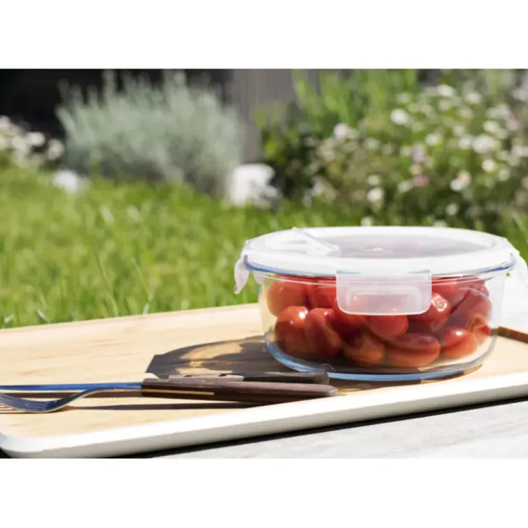 Boîte de Conservation en Verre Rond 950 ml Pebbly