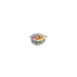Boîte Plastique avec Couvercle 500 ml 14,2 x 12,3 cm x H 8,8 cm (x50) Ondipack