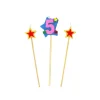 Bougie Chiffre 5 avec 2 bougies étoiles Gatodéco