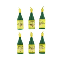 Bougies Bouteilles de Champagne (x6) Gatodéco