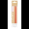 Bougies Longues Rose et Or 12 cm (x12) Scrapcooking