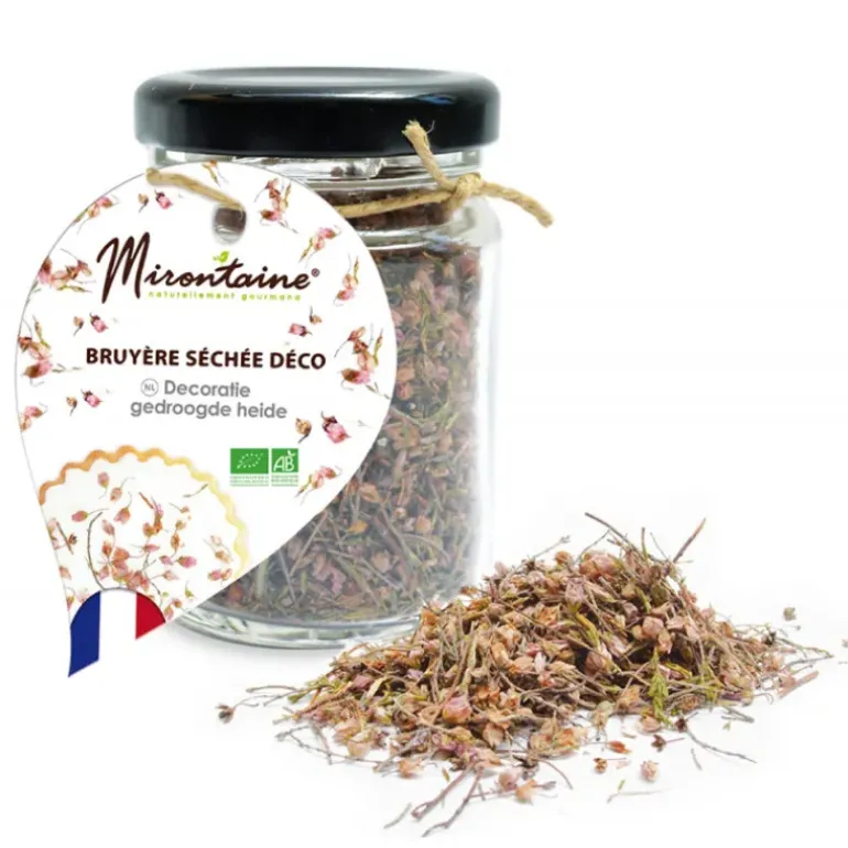 Bruyère Fleurs Séchées Comestibles Bio 11 g Mirontaine