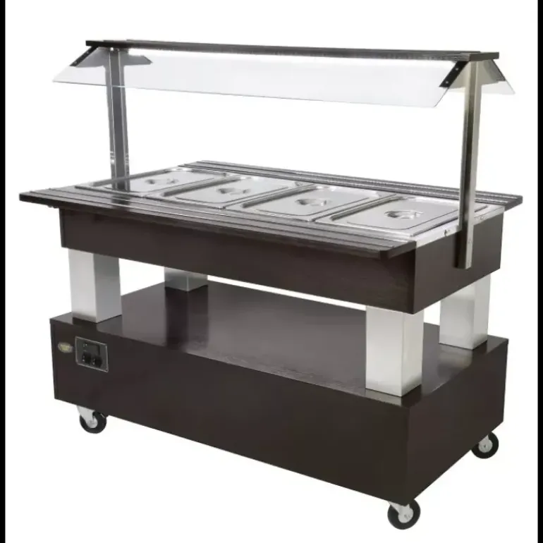Buffet Chaud Central 20 à 90°C 1420 x 950 x 1370 mm Roller Grill