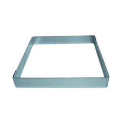 Cadre à Entremets Inox 12 x 12 cm x H 3,5 cm Mallard