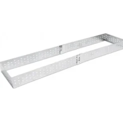 Cadre à Tarte Rectangle Extensible Perforé 22 à 42 cm Scrapcooking