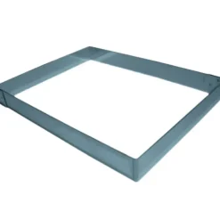 Cadre Pâtissier Rectangle Inox 37 x 27 cm H.4 cm