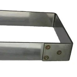 Cadre Rectangle Inox 57 x 11 cm x H 3 cm Mallard