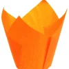 Caissettes en Papier Tulipcup Orange Ø 5 cm H 8 cm (x200)