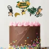 Cake Topper Happy Birthday Singes (x5) Patisdécor