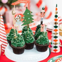Cake Toppers Noël Casse-Noisette PartyDeco (x6)