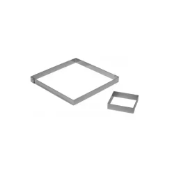 Carré à tarte Inox 9 x 9 cm Mallard