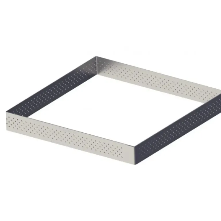 Carré perforé L. 20 cm de L'école Valrhona par De Buyer