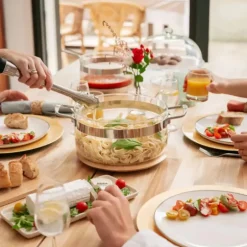 Casserole en Verre avec Couvercle 20 cm Belissam Mastrad