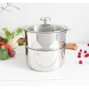 Casserole et Cuit Vapeur Inox Ø 20 cm Anses Olivier Biome Cristel