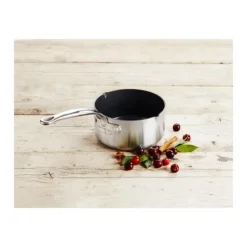 Casserole Inox Ø 16 cm avec Becs Verseurs PREMIERE GreenPan